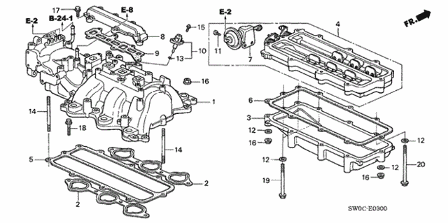 Intake Manifold for 2004 Acura NSX #0