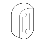 287682W300 - Exhaust: Front Muffler Insulator for Hyundai: Santa Fe Sport Image