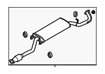 286004Z400 - : Catalytic Converter for Hyundai Image