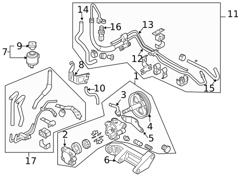 Pump & Hoses for 2005 Nissan 350Z #0