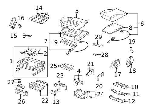 Front Seat Components for 2007 Audi A4 Quattro #1