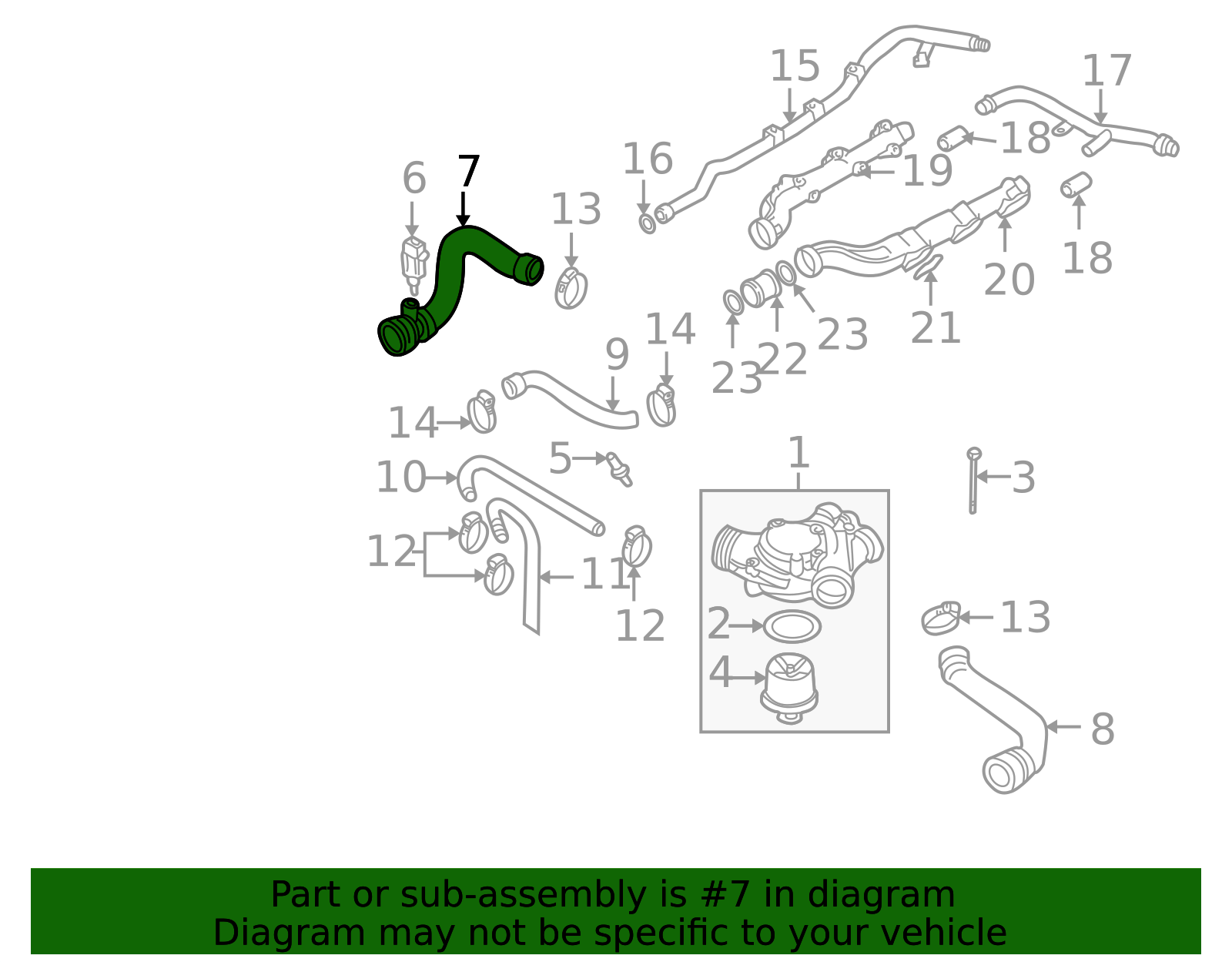 2000-2003 BMW Z8 Upper Hose 11537830166 | OEM Parts Online