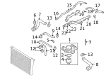 7129952121 - Cooling System: Clamp for BMW Image