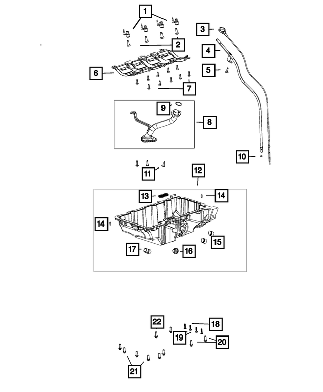 5048657AA - Engine: Engine Oil Level Indicator for Mopar Image