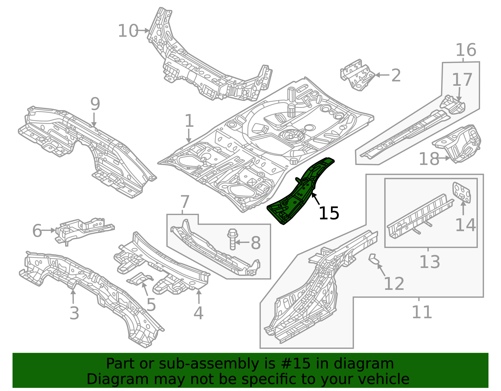 VA40-54-7EX - Frame Side Member Reinforcement - 2023-2025 Mazda CX