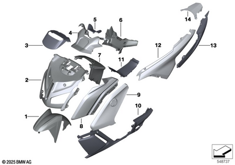 Painted Parts for 2016 BMW-Motorrad C evolution #0