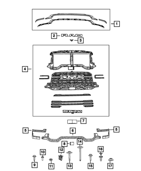 Grilles for 2025 Ram 3500 #5