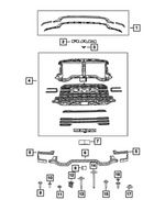 68597717AA - Exterior Ornamentation: Camera Bracket for Ram: 2500, 3500 Image