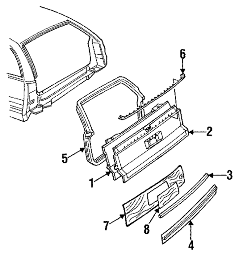 Gate & Hardware for 1992 Buick Commercial Chassis #0