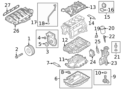 Engine Parts for 2024 Audi A3 Quattro #1