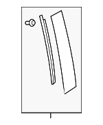 TK4950M40F - Body: Applique for Mazda: CX-9 Image