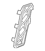 LR079185 - HVAC: Retainer Plate for Land Rover: Discovery Sport, LR2, Range Rover Evoque Image