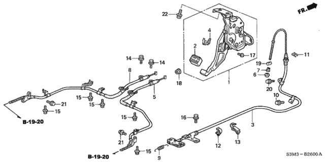 Parking Brake for 2003 Acura CL #0
