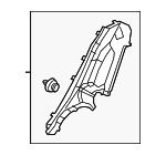 BHN168770A02 - Body: Lock Pillar Trim for Mazda Image
