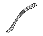 4G8810179 - Body: Windshield Pillar Reinforced for Audi: A7 Quattro, RS7, S7 Image