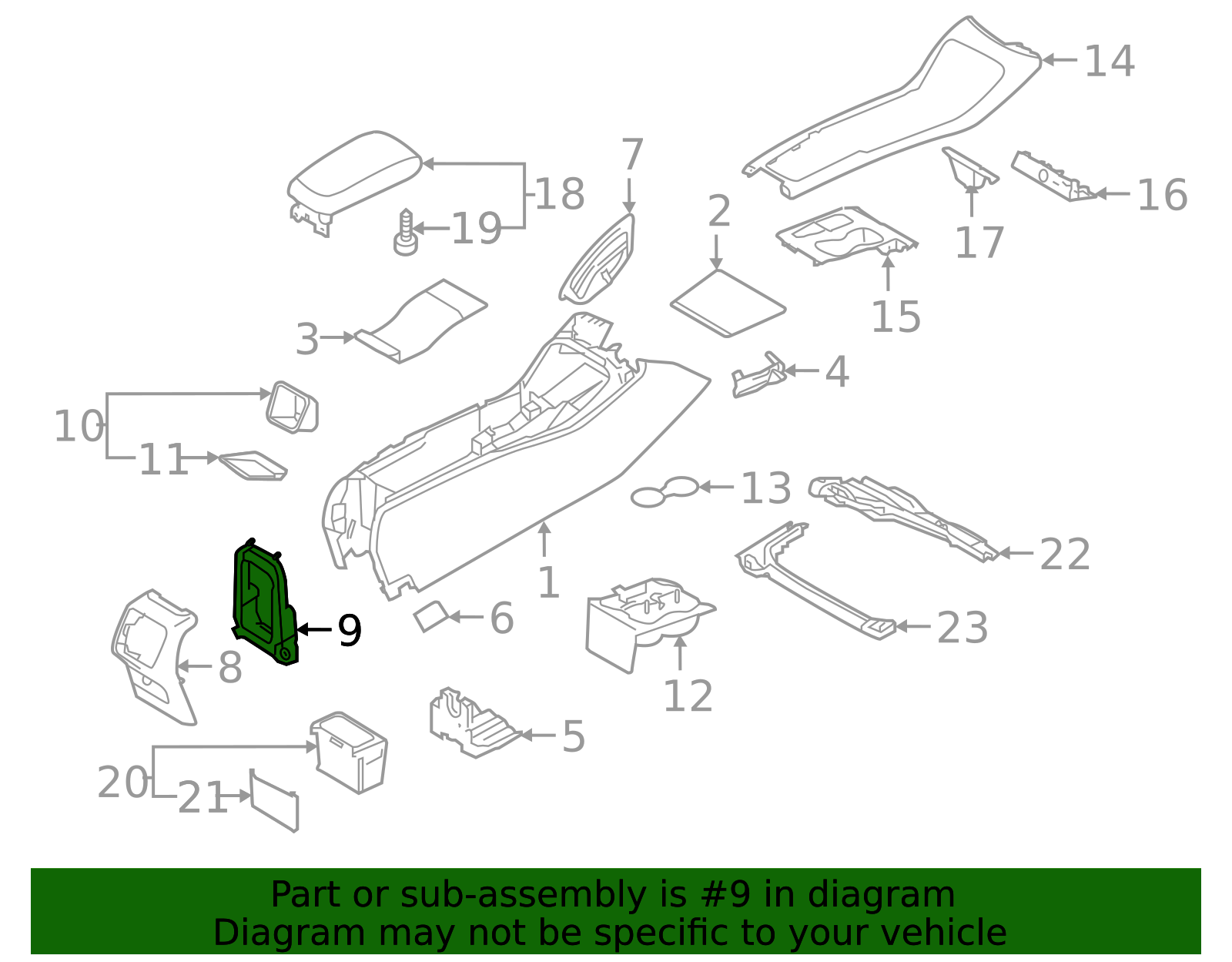 2019-2025 Volvo XC40 Rear Panel Bracket 32226902 | TascaParts.com