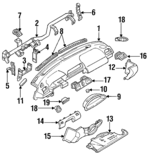 6801016Y06 - : Instrument Panel for Infiniti Image