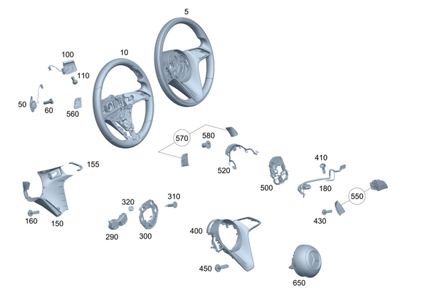 998250800 - : Light Strip for Mercedes-Benz Image