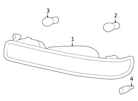 Park & Side Marker Lamps for 2007 GMC Sierra 1500 Classic #1