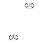 4100A201 - Suspension: Suspension Cross-Member Lower Stop for Mitsubishi Image