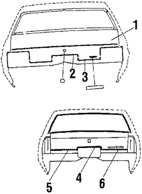 Trunk Lid for 1986 Oldsmobile Cutlass Supreme #0