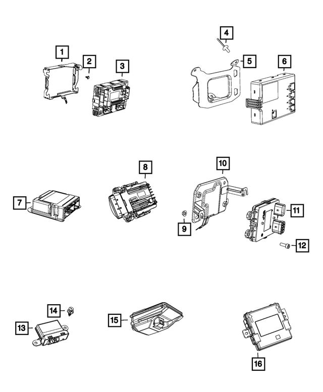 68121693AA - Electrical: Rivet for Mopar Image