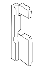 64645A7000 - Body: Gusset for Kia Image