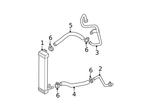 Trans Oil Cooler for 2003 Volvo S40 #0