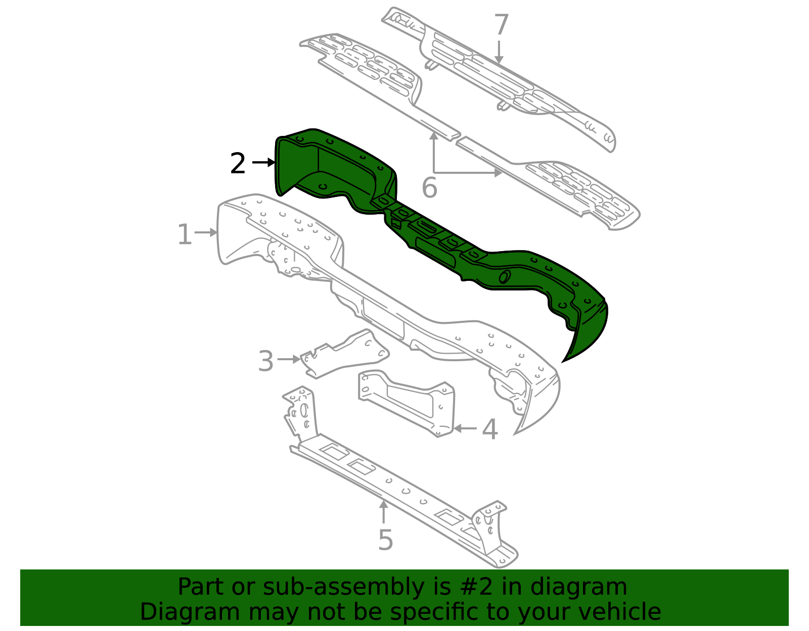 88934668 - Rear Bumper Cover 2001-2006 GMC | Chevrolet Parts Direct