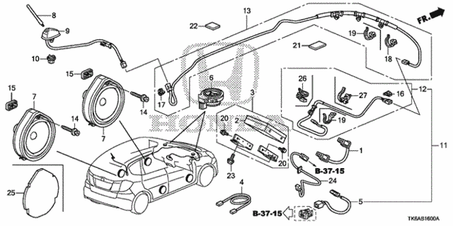 Antenna - Speaker for 2013 Honda Fit #0
