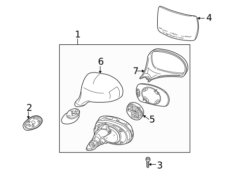 Outside Mirrors for 2001 BMW Z8 #0