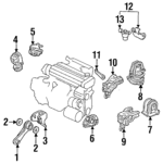 50805SM4020 - Engine: Mount for Honda: Accord Image