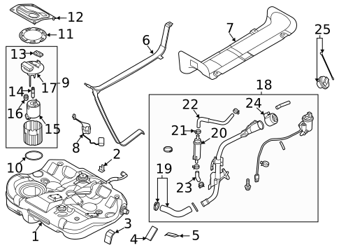 Emission Components for 2025 Hyundai Sonata #1