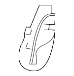 81755TG7A81ZD - Body: Hinge Cover for Acura Image