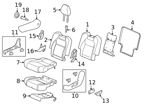 Second Row Seats for 2018 Acura MDX #4