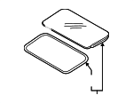 81610D2000 - Body: Sunroof Glass for Genesis: G90 Image