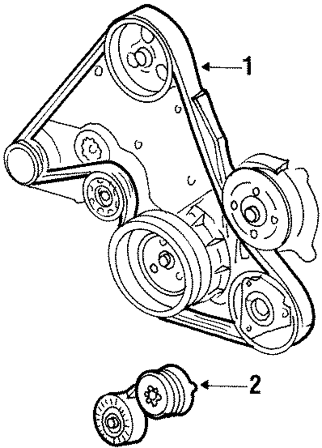 24507270 - : Accessory Drive Belt Tensioner Assembly for GM Image