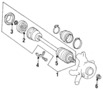 1243503010 - Suspension: Axle Assembly for Mercedes-Benz Image