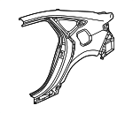 4646T20A00ZZ - Body: Quarter Panel for Honda: Civic Image