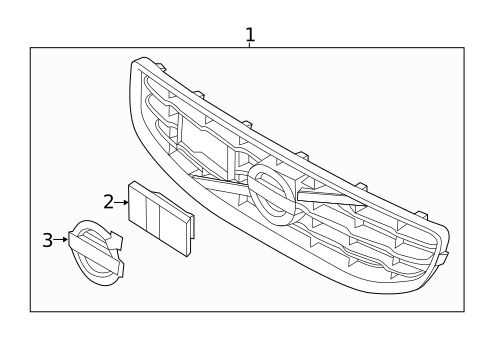 Grille & Components for 2016 Volvo S80 #0
