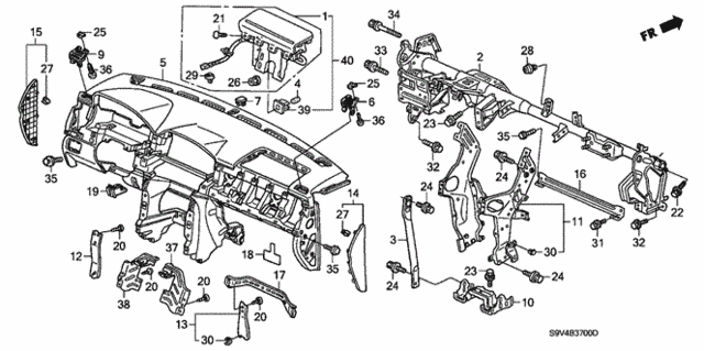 Instrument Panel for 2007 Honda Pilot #0