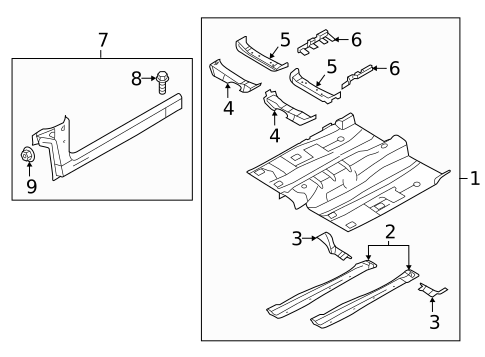 Floor for 2017 Lincoln Continental #0