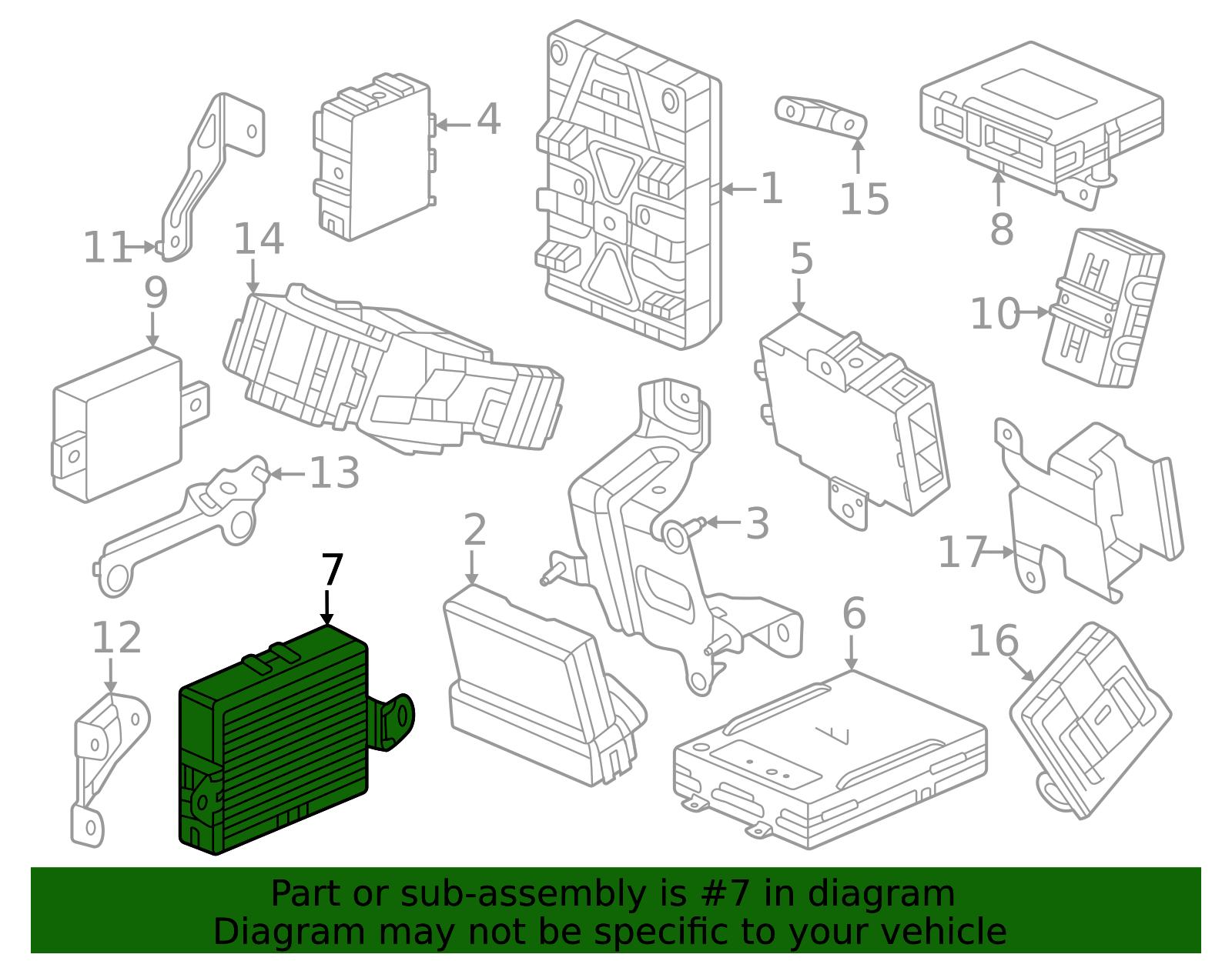 74970-3A0-A52 - Lift-Gate Control Module | Genuine Honda Parts