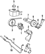 4105045 - : Power Steering Pump for Saab: 9000 Image