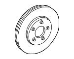 YF1Z1125AA - Brakes: Rotor for Ford: Taurus | Mercury: Sable Image