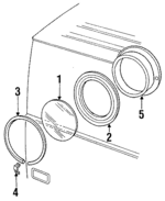 D7UZ1129904A - Body: Weatherstrip for Ford Image