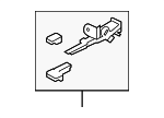 812601M000 - Body: Deck Lid Release Lever for Kia Image