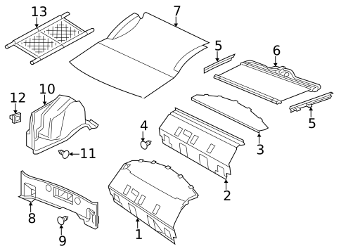 Interior Trim - Rear Body for 2015 Chrysler 300 #0