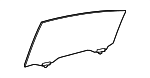 6810406370 - Body: Movable Glass for Lexus: ES250, ES300h, ES350 Image