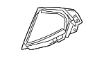 6801106010 - Body: Fixed Glass for Lexus: ES250, ES300h, ES350 Image